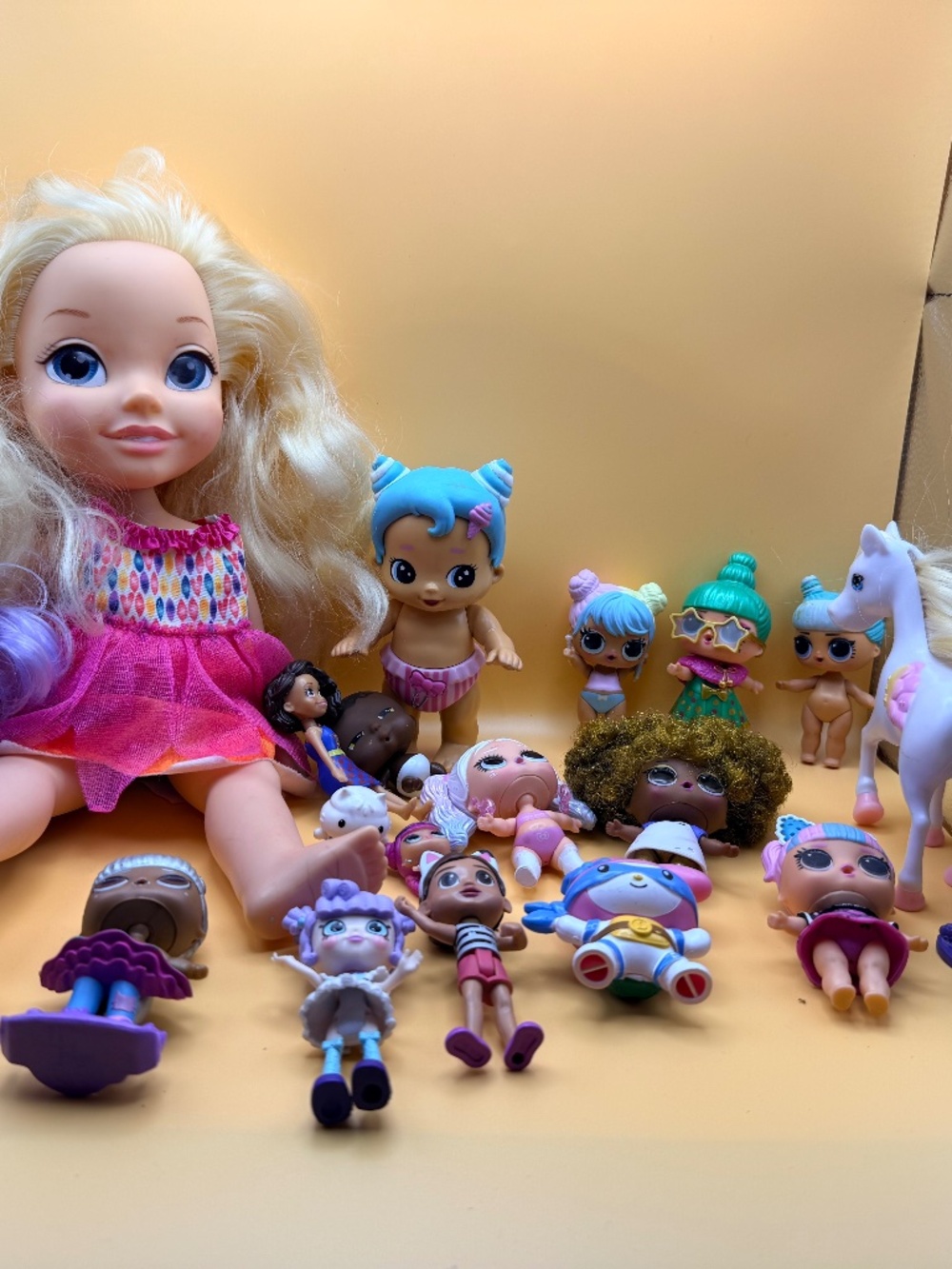 Mixed Doll Lot LOL Surprise Disney Princess My Melody Unicorn Toys